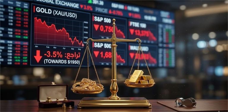 تراجع أسعار الذهب