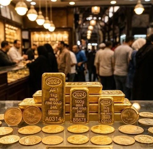 تراجع أسعار الذهب في مصر وعيار 21 يسجل 7045 جنيهاً رغم الصعود العالمي