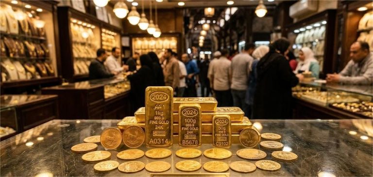 تراجع أسعار الذهب في مصر وعيار 21 يسجل 7045 جنيهاً رغم الصعود العالمي