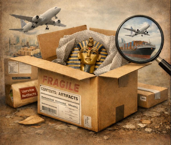 تهريب الآثار شركات الشحن