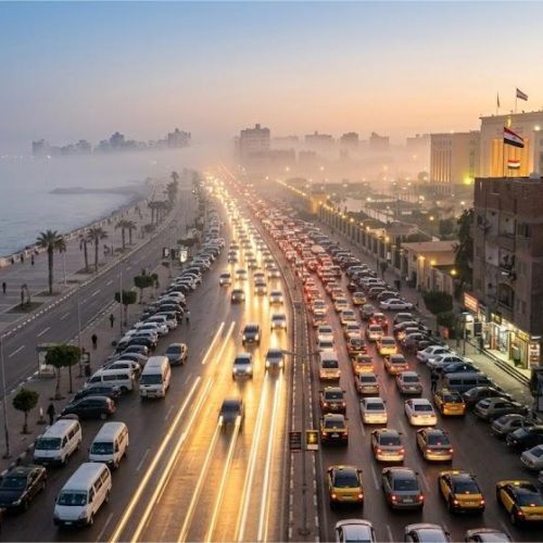 حالة الطقس شبورة مائية على الطريق السريع صباحاً مع تحذيرات الأرصاد