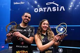 مصطفى عسل وهانيا الحمامي يتصدران تصنيف الإسكواش العالمي