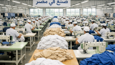 مصنع ملابس جاهزة في مصر - استثمارات أجنبية بقطاع النسيج