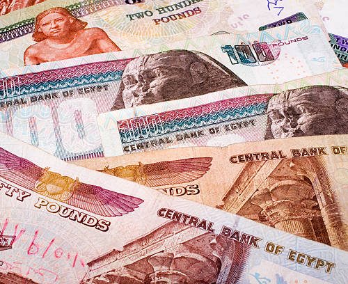 العملات المصرية الورقية والبلاستيكية المتداولة عملة جديدة
