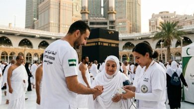 صورة لأطباء البعثة الطبية المصرية أثناء خدمة الحجاج المصريين