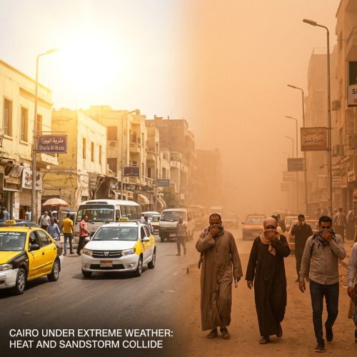 حالة الطقس اليوم في مصر, درجات الحرارة اليوم, الأرصاد الجوية تحذر, عواصف رملية وأتربة, سقوط أمطار اليوم