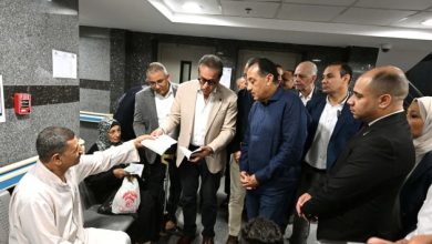 صورة من جولة حكومية في الجيزة