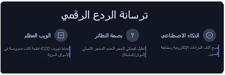 ترسانة الردع؛ التقنيات الثلاث لملاحقة نهب الآثار