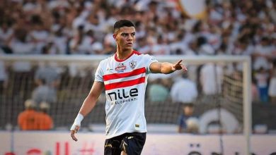 محمد شحاتة كابتن الزمالك في الملعب