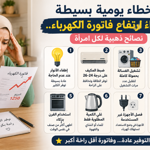 فاتورة الكهرباء
