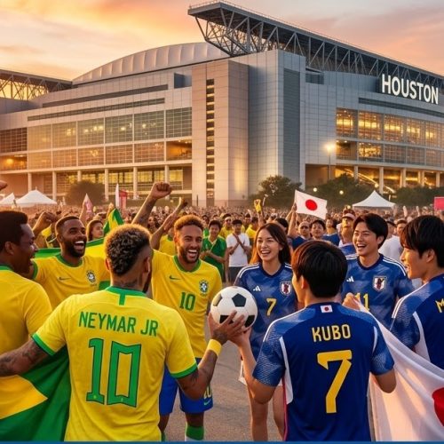مباراة البرازيل واليابان اليوم في دور الـ32 من كأس العالم