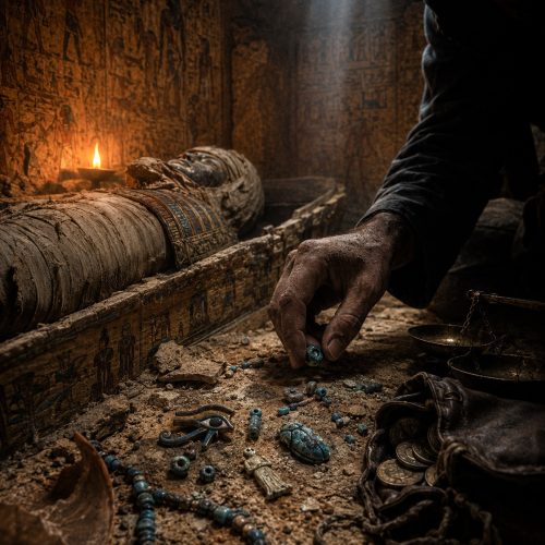 سرّ تمائم وخرزات المقابر