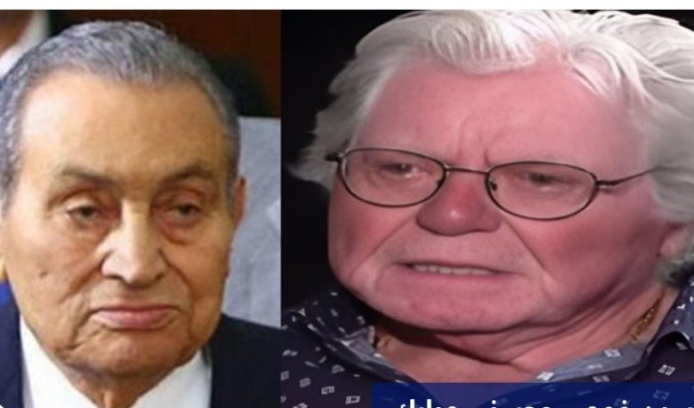 بكاء الفنان حسين فهمي أثناء الحديث عن الرئيس الأسبق حسني مبارك