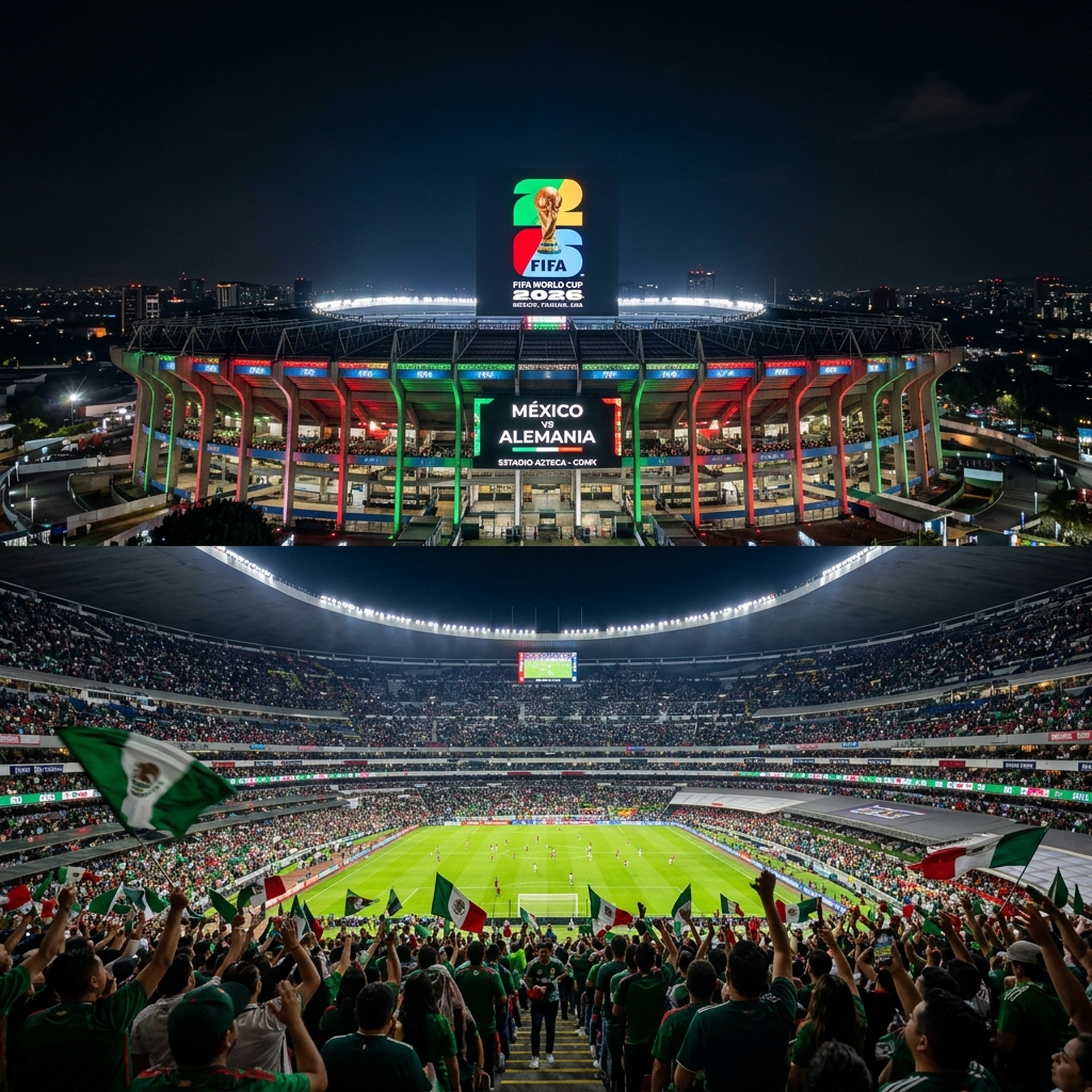 ملعب أزتيكا يستضيف مباراة افتتاح كأس العالم 2026 بين المكسيك وجنوب أفريقيا