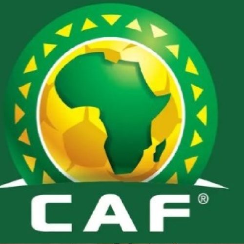شعار الاتحاد الإفريقي لكرة القدم في اجتماع حسم نظام دوري أبطال إفريقيا