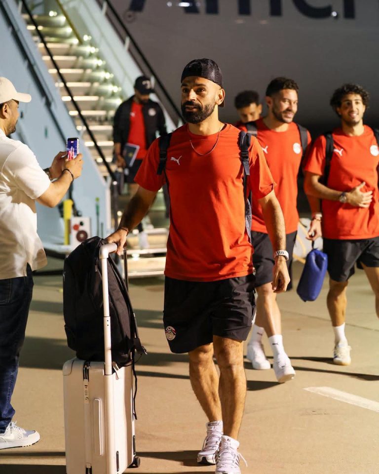 وصول بعثة منتخب مصر إلى دالاس استعدادا لمواجهة أستراليا