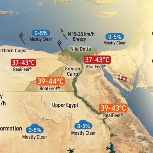الأرصاد الجوية تطالب المواطنين بتجنب التعرض للأشعة في وقت ذروة القيظ