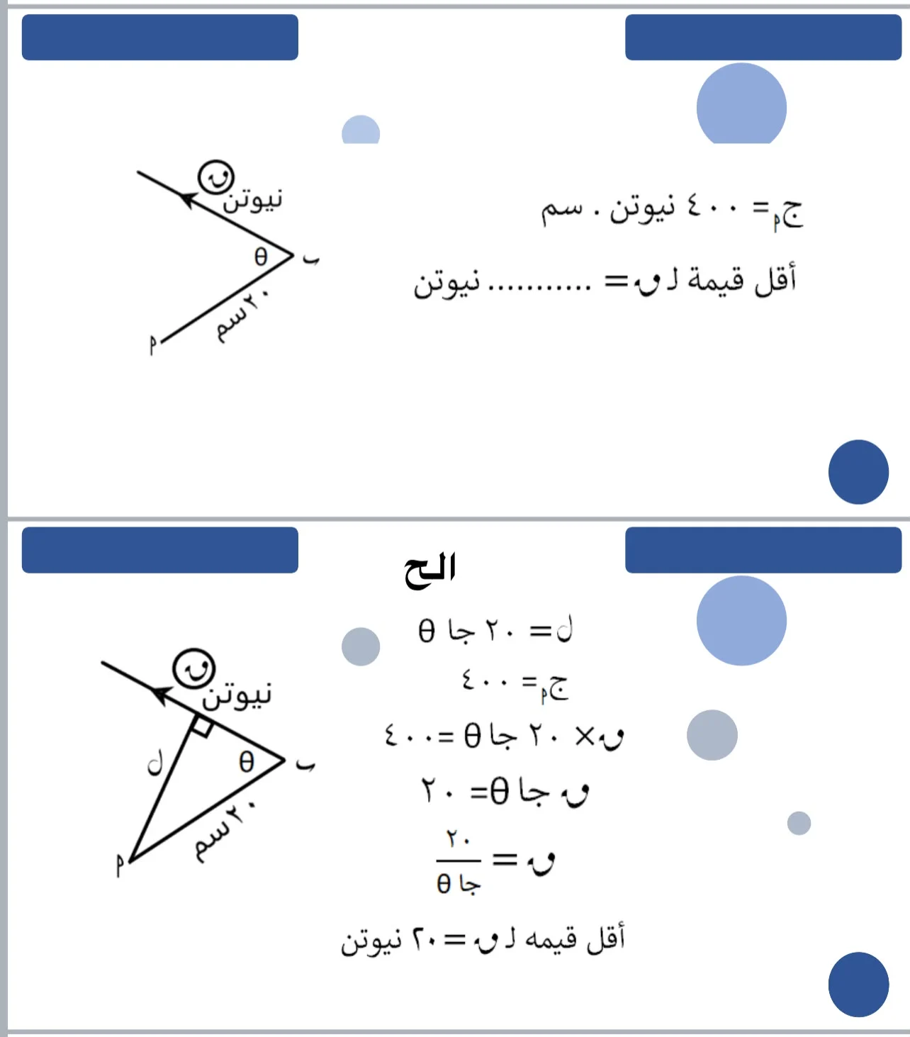 مراجعة الرياضيات التطبيقية للثانوية العامة