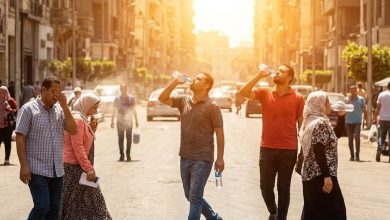 ذروة الموجة شديدة الحرارة اليوم وتحذيرات الأرصاد الجوية في مصر