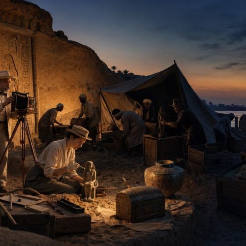 نهب الأثار باسم الاستكشاف