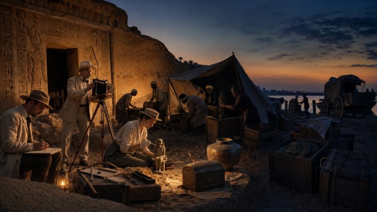 نهب الأثار باسم الاستكشاف