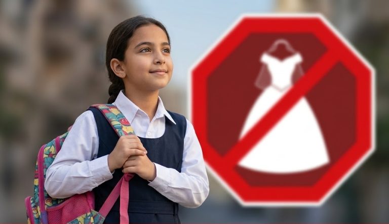 جبهة وطنية لتجريم زواج الأطفال في مصر وإغلاق الثغرات القانونية في مصر.