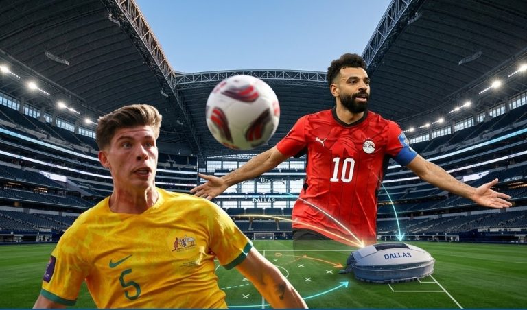 مباراة مصر وأستراليا في كأس العالم