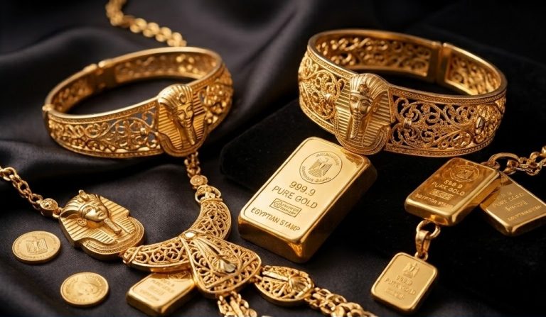 سعر الذهب اليوم في مصر بمحلات الصاغة