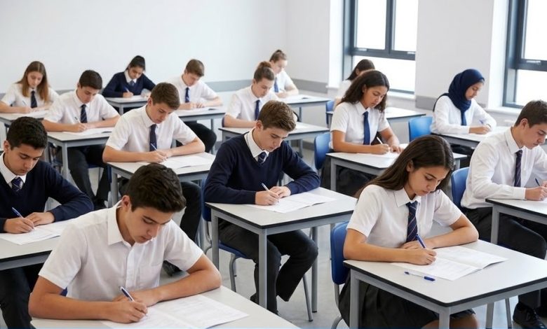 صورة قالب النشر لموقع الدليل نيوز توضح ملاحقة مسؤولي تسريب أسئلة امتحان الرياضيات البحتة