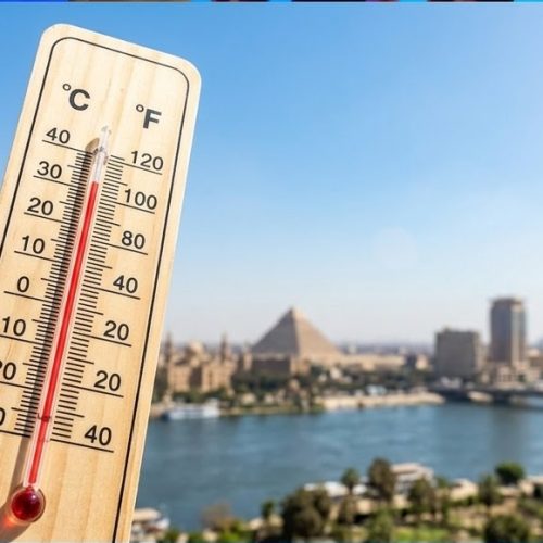 رصد درجات الحرارة اليوم وحالة الطقس في مصر