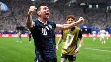 احتفال لاعبي الأرجنتين بالتأهل إلى نهائي مونديال 2026