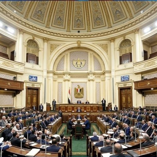جلسة مجلس النواب لمناقشة قانون جهاز مستقبل مصر
