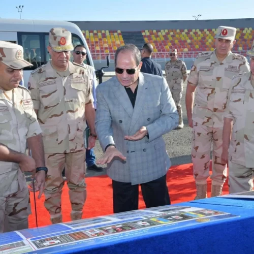 الرئيس عبد الفتاح السيسى يفتتح مقر القيادة الاستراتيجية للدولة