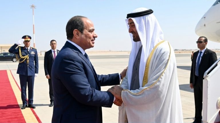 لقاء الرئيس السيسي والشيخ محمد بن زايد في العلمين
