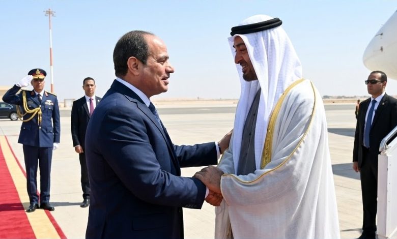 لقاء الرئيس السيسي والشيخ محمد بن زايد في العلمين
