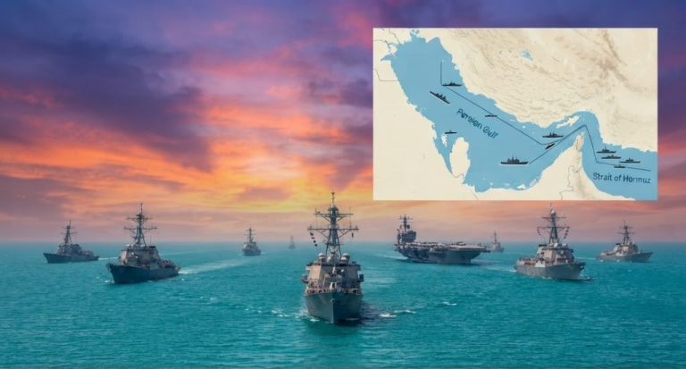 سفن حربية أمريكية تابعة لسنتكوم في الخليج العربي القيادة المركزية الأمريكية