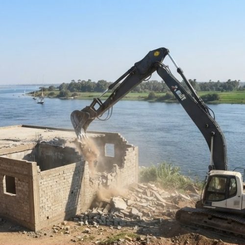 إزالة التعديات على أراضي طرح النهر ومجرى النيل حماية نهر النيل