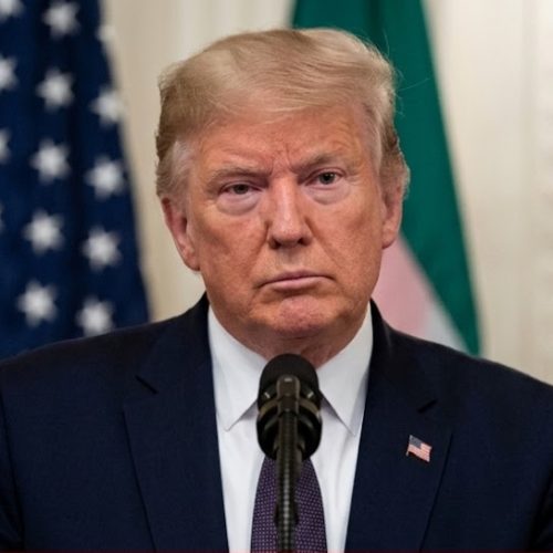الرئيس الأمريكي دونالد ترامب يتحدث عن الأزمة الإيرانية