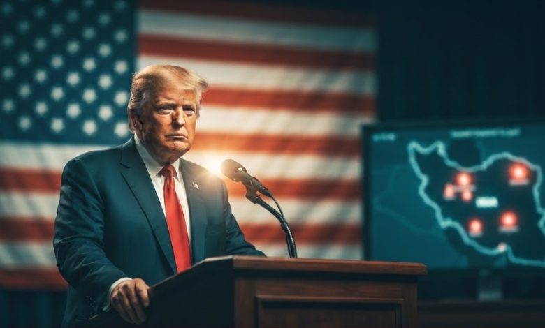 ترامب يتحدث عن الخيارات العسكرية ضد إيران