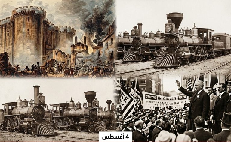 تاريخ العالم في سطور يوم 4 أغسطس