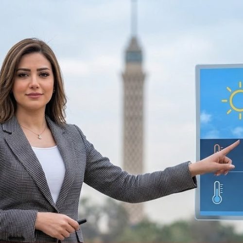 انفوجرافيك يوضح حالة الطقس في محافظات مصر اليوم