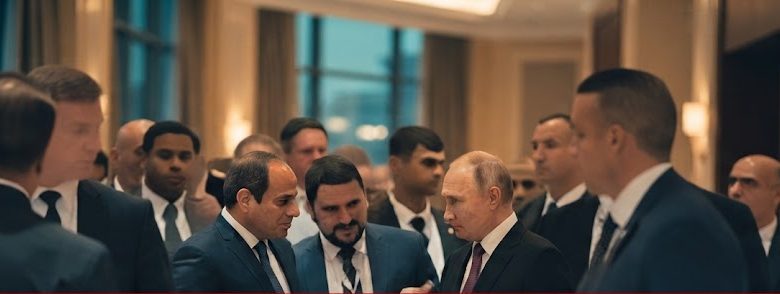 لقاء السيسي وبوتين قمة البريكس