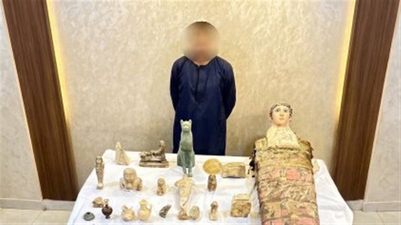 الحفر خلسة تبديد لمعالم الحضارة المصرية
