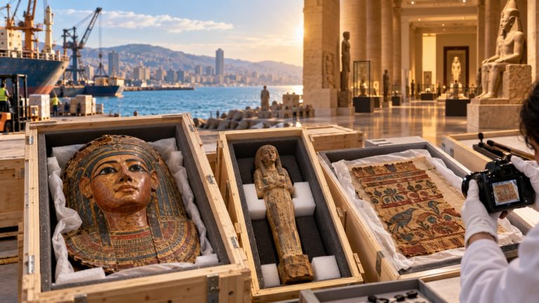 آثار مصرية من بيروت إلى الوطن… ماذا تحكي رحلة العودة؟