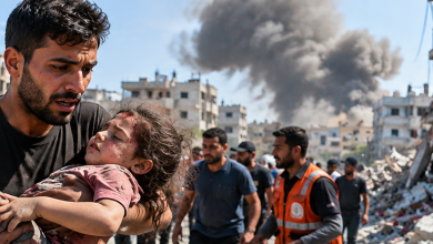 إصابة 5 فلسطينيين في غزة قصف إسرائيلي على مناطق بقطاع غزة