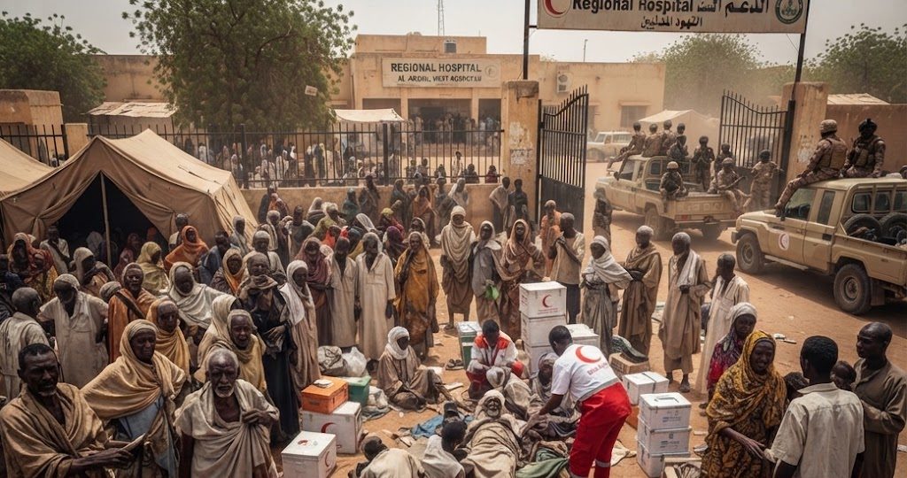 الدعم السريع, مستشفى النهود, غرب كردفان, السودان, النهود, الأزمة السودانية, الغارات الجوية, الجيش السوداني, الوضع الإنساني في السودان, كردفان