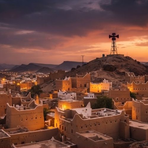 الدفاع المدني السعودي يطلق إنذارًا في نجران للتحذير من خطر