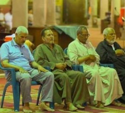 الصلاة على كرسي