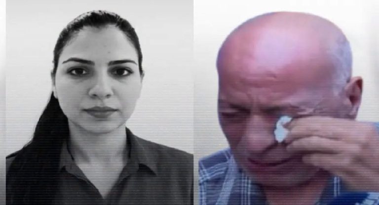 والد المضيفة عزة رمزي يبكي بحرقة عند وصول جثمانها