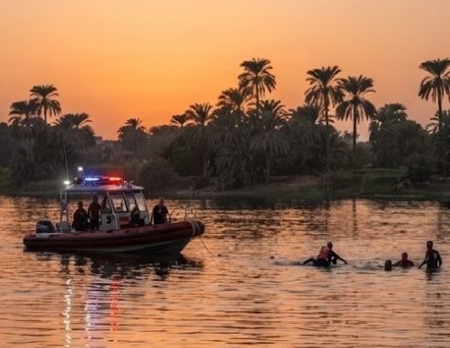 البحث عن جثة شخص غرق في نهر النيل بالحوامدية